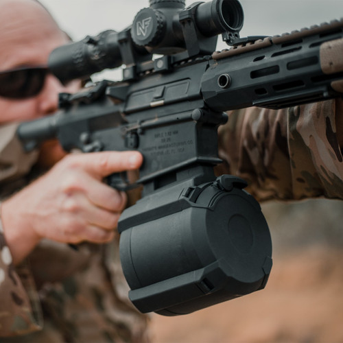 Magpul PMAG D-50 LR/SR GEN M3 - 50rd Drum Magazine - MAG993-BLK Magpul PMAG D-50 LR/SR GEN M3 - 50rd Drum Magazine - MAG993-BLK