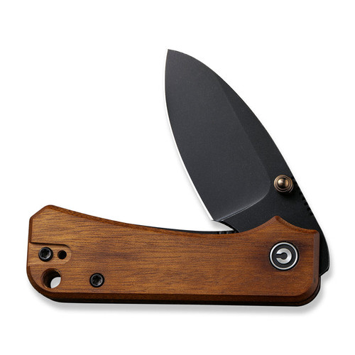 CIVIVI Knives Baby Banter Folding Knife  - 2.34" Nitro-V Black Stonewashed Blade, Cuibourtia Wood Handles - C19068SB-2 CIVIVI Knives Baby Banter Folding Knife  - 2.34" Nitro-V Black Stonewashed Blade, Cuibourtia Wood Handles - C19068SB-2