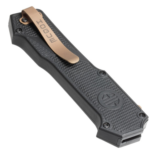 SIG Compound Tactical OTF - 3.5" S30V FDE Tanto Blade, Black G10 Handles - 36020 SIG Compound Tactical OTF - 3.5" S30V FDE Tanto Blade, Black G10 Handles - 36020