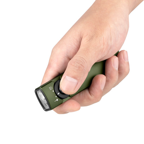 Olight Arkfeld Rechargeable Flat EDC Flashlight - OD Green, 1000 Max Lumens, Cool White LED Olight Arkfeld Rechargeable Flat EDC Flashlight - OD Green, 1000 Max Lumens, Cool White LED