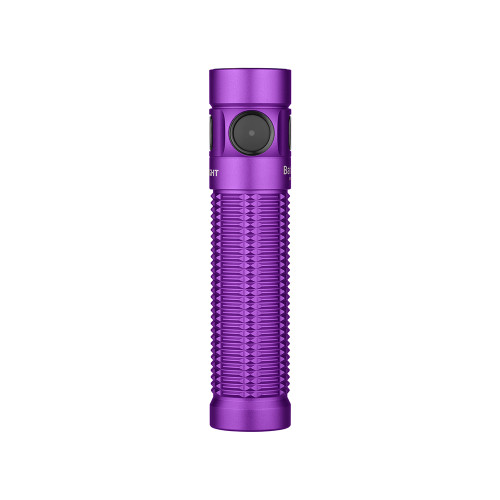 Olight Baton 3 Pro Rechargeable Flashlight - 1500 Lumens, 3206 Candela, Cool White LED, Purple