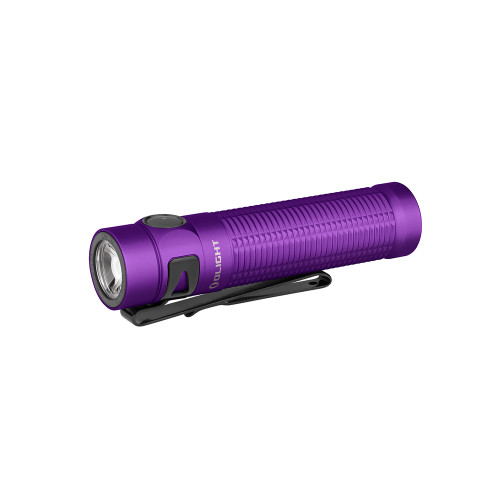 Olight Baton 3 Pro Rechargeable Flashlight - 1500 Lumens, 3206 Candela, Cool White LED, Purple Olight Baton 3 Pro Rechargeable Flashlight - 1500 Lumens, 3206 Candela, Cool White LED, Purple