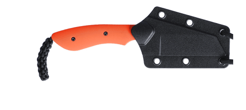 CRKT 2399 Folts S.P.I.T. Fixed Blade Neck Knife - 2.15" Two-Tone Reverse Tanto Blade, Orange G10 Handles, Thermoplastic Sheath CRKT 2399 Folts S.P.I.T. Fixed Blade Neck Knife - 2.15" Two-Tone Reverse Tanto Blade, Orange G10 Handles, Thermoplastic Sheath