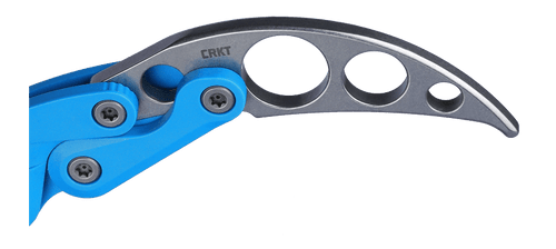 CRKT 4041T Kinematic Provoke Folding Karambit Trainer - 2.47" 420J2 Unsharpened Blade, Blue Grivory Handles CRKT 4041T Kinematic Provoke Folding Karambit Trainer - 2.47" 420J2 Unsharpened Blade, Blue Grivory Handles