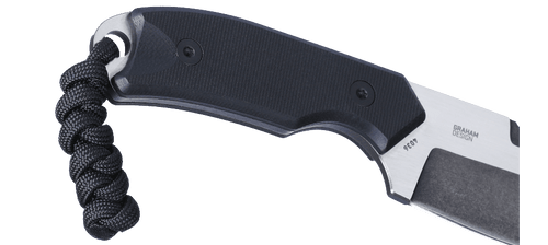 CRKT 4036 Razel Compact Fixed Blade Knife - 2.32" D2 Two-Tone Chisel Blade, Black G10 Handles, Thermoplastic Sheath CRKT 4036 Razel Compact Fixed Blade Knife - 2.32" D2 Two-Tone Chisel Blade, Black G10 Handles, Thermoplastic Sheath