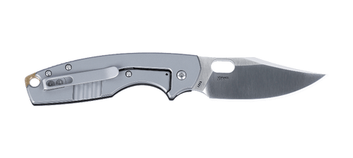 CRKT 5321 Jesper Voxnaes Pilar IV Folding Knife - 3.09" D2 Satin Clip Point Plain Blade, Black G10 and Stainless Steel Handles CRKT 5321 Jesper Voxnaes Pilar IV Folding Knife - 3.09" D2 Satin Clip Point Plain Blade, Black G10 and Stainless Steel Handles