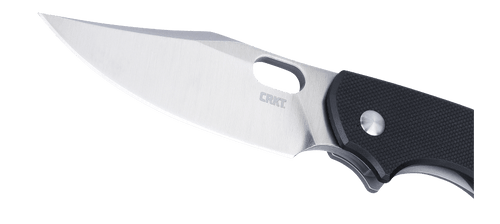 CRKT 5321 Jesper Voxnaes Pilar IV Folding Knife - 3.09" D2 Satin Clip Point Plain Blade, Black G10 and Stainless Steel Handles CRKT 5321 Jesper Voxnaes Pilar IV Folding Knife - 3.09" D2 Satin Clip Point Plain Blade, Black G10 and Stainless Steel Handles