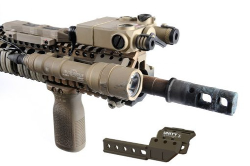 Unity Tactical FUSION Light Wing Mount Right Side - Fits Unity Fusion Micro Hub, Anodized Flat Dark Earth Finish Unity Tactical FUSION Light Wing Mount Right Side - Fits Unity Fusion Micro Hub, Anodized Flat Dark Earth Finish