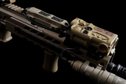 Unity Tactical TAPS Pressure Switch For Two MILSPEC Crane LaserPorts - Mounts to Picatinny, M-LOK Or KeyMod, Flat Dark Earth Finish Unity Tactical TAPS Pressure Switch For Two MILSPEC Crane LaserPorts - Mounts to Picatinny, M-LOK Or KeyMod, Flat Dark Earth Finish