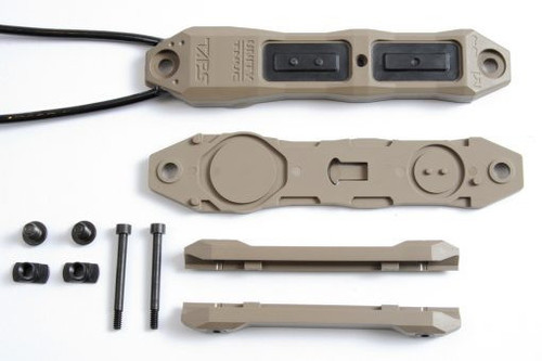 Unity Tactical TAPS Sync Pressure Switch For Surefire Tail Caps And MILSPEC Crane Laser Ports - Mounts to Picatinny, M-LOK Or KeyMod, Flat Dark Earth Finish Unity Tactical TAPS Sync Pressure Switch For Surefire Tail Caps And MILSPEC Crane Laser Ports - Mounts to Picatinny, M-LOK Or KeyMod, Flat Dark Earth Finish