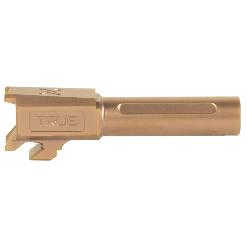 True Precision 9MM Non-Threaded Springfield Hellcat Barrel - Copper TiCN Finish True Precision 9MM Non-Threaded Springfield Hellcat Barrel - Copper TiCN Finish