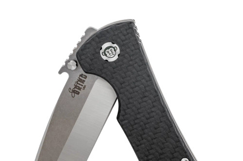Zac Brown's Southern Grind Bad Monkey Folding Knife - 4.0" 14C28N  Drop Point Blade, Black Carbon Fiber Handles Zac Brown's Southern Grind Bad Monkey Folding Knife - 4.0" 14C28N  Drop Point Blade, Black Carbon Fiber Handles