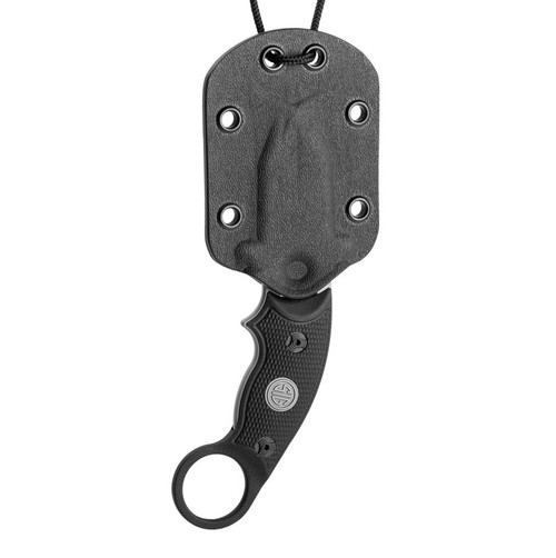 Hogue Knives EX-F03 Sig Tactical Fixed Blade - 2.25" Hawkbill Blade - Grey Cerakote Finish, Black G10 Scales - 37322 Hogue Knives EX-F03 Sig Tactical Fixed Blade - 2.25" Hawkbill Blade - Grey Cerakote Finish, Black G10 Scales - 37322