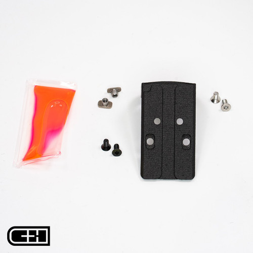 C&H Precision V4 DEFENDER MIL/LEO Adapter Holosun 407C / 507C (Round Face) Fits GLOCK MOS Adapter Plate w/ Protective Guard - Anodized Black Finish, Includes Mounting Hardware C&H Precision V4 DEFENDER MIL/LEO Adapter Holosun 407C / 507C (Round Face) Fits GLOCK MOS Adapter Plate w/ Protective Guard - Anodized Black Finish, Includes Mounting Hardware
