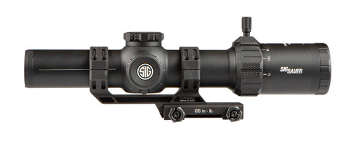 Sig Sauer TANGO-MSR 1-10X26mm Rifle Scope FFP - First Focal Plane, 34mm Maintube, MSR-BDC10 Illuminated MOA Reticle, Black, Includes ALPHA-MSR Cantilvered Mount Sig Sauer TANGO-MSR 1-10X26mm Rifle Scope FFP - First Focal Plane, 34mm Maintube, MSR-BDC10 Illuminated MOA Reticle, Black, Includes ALPHA-MSR Cantilvered Mount