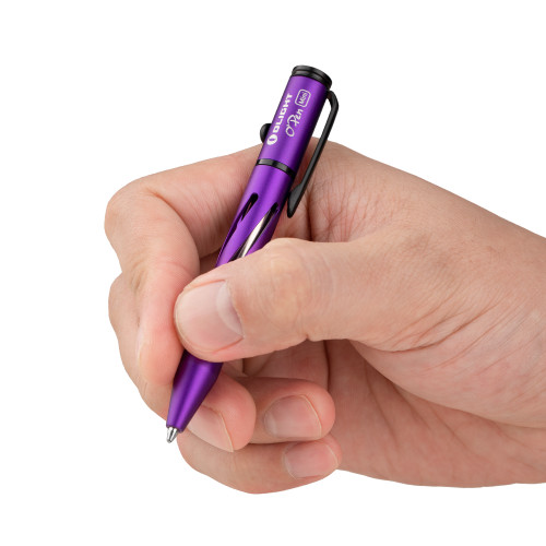 Olight OPEN Mini Bolt Action Pen - Aluminum Construction - Purple Olight OPEN Mini Bolt Action Pen - Aluminum Construction - Purple