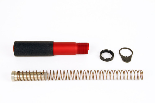 LBE Unlimited Pistol Buffer Kit - Anodized Red Finish