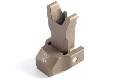 Unity Tactical FUSION Folding Front Sight - Fusion Footprint, Flat Dark Earth Anodized Finish