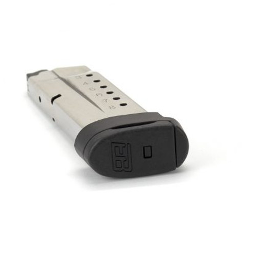 Ed Brown M&P Shield 9mm 8 Round Magazine with Finger Rest - Stainless Steel Construction Ed Brown M&P Shield 9mm 8 Round Magazine with Finger Rest - Stainless Steel Construction