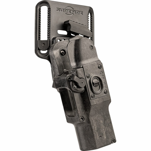 SureFire HD1-R-PRO MasterFire Pro Holster - Quick-Draw Holster for Use with SureFire MasterFire WeaponLights, Suppressors & Other Accessories, Right Hand, Black SureFire HD1-R-PRO MasterFire Pro Holster - Quick-Draw Holster for Use with SureFire MasterFire WeaponLights, Suppressors & Other Accessories, Right Hand, Black