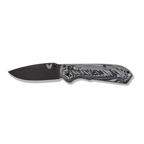 Benchmade Freek Folding Knife - 3.6" Black Cerakoted CPM-M4 Plain Blade, Black/Gray G10 Handles - 560BK-1 Benchmade Freek Folding Knife - 3.6" Black Cerakoted CPM-M4 Plain Blade, Black/Gray G10 Handles - 560BK-1