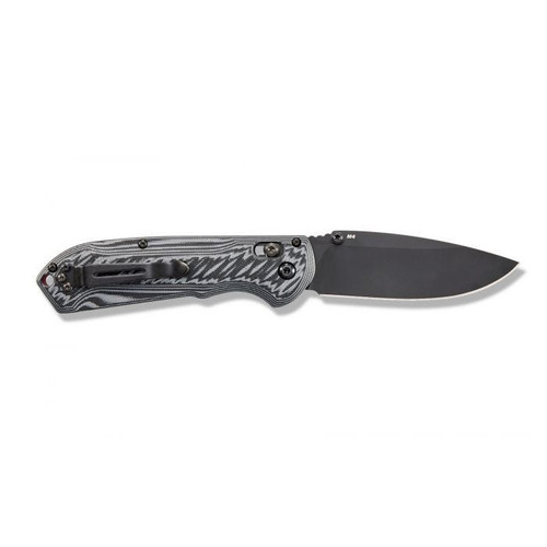 Benchmade Freek Folding Knife - 3.6" Black Cerakoted CPM-M4 Plain Blade, Black/Gray G10 Handles - 560BK-1 Benchmade Freek Folding Knife - 3.6" Black Cerakoted CPM-M4 Plain Blade, Black/Gray G10 Handles - 560BK-1