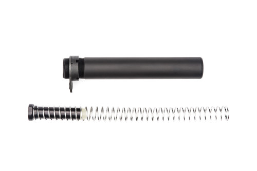 Spike's Tactical Pistol Buffer Tube Assembly - Includes Buffer, Buffer Tube, Buffer Spring, Castle Nut, End Plate, Fits AR Pistols, Black