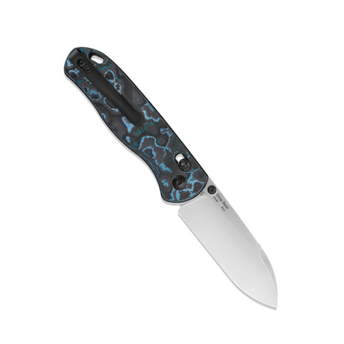 Kizer Knives Azo Drop Bear Folding Knife - 2.99" Elmax Satin Drop Point Blade, Arctic Storm FatCarbon Handles - Ki3619A2 Kizer Knives Azo Drop Bear Folding Knife - 2.99" Elmax Satin Drop Point Blade, Arctic Storm FatCarbon Handles - Ki3619A2