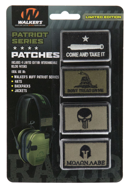 Walkers GXPPATKIT Patriot Muff Patch Kit Come & Take It Version Velcro Walkers GXPPATKIT Patriot Muff Patch Kit Come & Take It Version Velcro