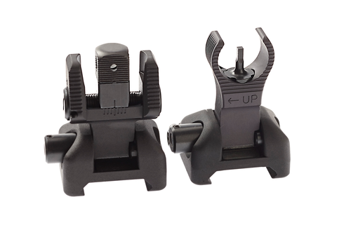 LWRC Skirmish Sights Front and Rear Sight Combo - Picatinny, Black Finish LWRC Skirmish Sights Front and Rear Sight Combo - Picatinny, Black Finish