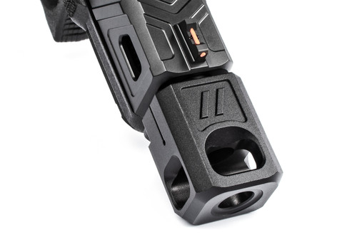 ZEV Technologies Pro Comp V2 9MM Compensator - Black,  1/2X28 ZEV Technologies Pro Comp V2 9MM Compensator - Black,  1/2X28