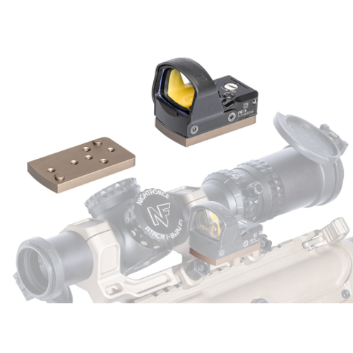 Badger Ordnance Condition One Micro Sight Mount - For C1 J-Arm Only, Fits Leupold DeltaPoint Pro, Anodized Tan Finish
