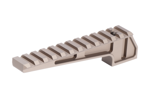 Badger Ordnance Condition One CLIF 12 Slot Rail - Fits the Badger C1 Unimounts, Anodized Tan