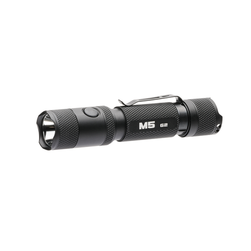 Powertac M5 GEN2 2030 Lumen Rechargeable EDC Flashlight - Anodized Black, Magnetic Charger, 2030 Max Lumens, IPX8 Powertac M5 GEN2 2030 Lumen Rechargeable EDC Flashlight - Anodized Black, Magnetic Charger, 2030 Max Lumens, IPX8