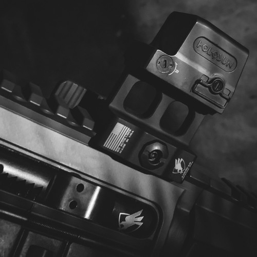 American Defense AD-509T Optic Mount - Low Height, Anodized Black Finish, Quick Release, Fits Holosun 509T Footprint American Defense AD-509T Optic Mount - Low Height, Anodized Black Finish, Quick Release, Fits Holosun 509T Footprint