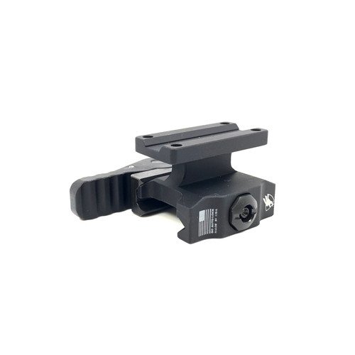 American Defense AD-MRO Optic Quick Release Lightweight Mount - Lower 1/3 Height, Anodized Black Finish, Fits Trijicon MRO American Defense AD-MRO Optic Quick Release Lightweight Mount - Lower 1/3 Height, Anodized Black Finish, Fits Trijicon MRO