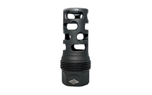 Yankee Hill Machine sRx Muzzle Brake - 1/2-28, Compatible with sRx Low Profile Adapter, Attaches to Suppressors with 1-3/8"x24 Thread Pitch, Black Oxide Finish