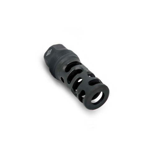 Yankee Hill Machine sRx Muzzle Brake - 1/2-28, Compatible with sRx Low Profile Adapter, Attaches to Suppressors with 1-3/8"x24 Thread Pitch, Black Oxide Finish Yankee Hill Machine sRx Muzzle Brake - 1/2-28, Compatible with sRx Low Profile Adapter, Attaches to Suppressors with 1-3/8"x24 Thread Pitch, Black Oxide Finish