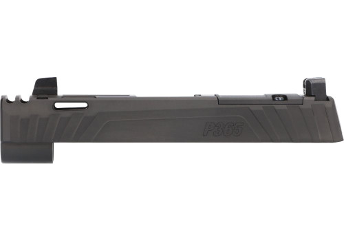 Sig Sauer P365 Spectre Comp Slide Assembly - Compatible With 3.1" Barrel, Optic Ready, Integrated Compensator, Black Nitron Finish, Sig Sauer P365 Spectre Comp Slide Assembly - Compatible With 3.1" Barrel, Optic Ready, Integrated Compensator, Black Nitron Finish,