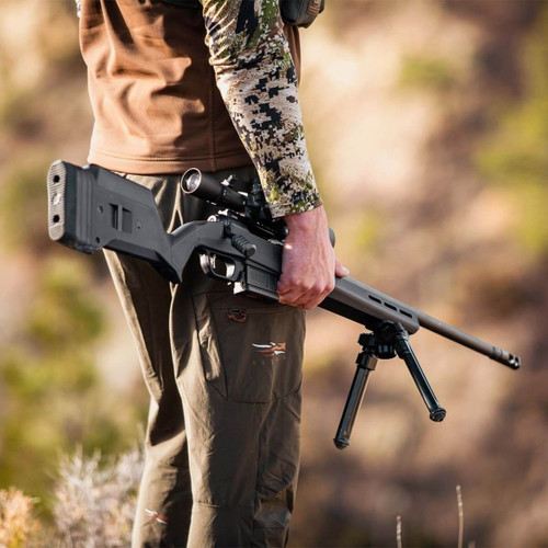 Magpul Hunter 110 Stock – Savage® 110 Short Action - Fits Savage 110 Short Action (Does Not Fit Axis Rifles), Includes Bolt Action Magazine Well and 5Rd 7.62 PMAG, Gray Magpul Hunter 110 Stock – Savage® 110 Short Action - Fits Savage 110 Short Action (Does Not Fit Axis Rifles), Includes Bolt Action Magazine Well and 5Rd 7.62 PMAG, Gray