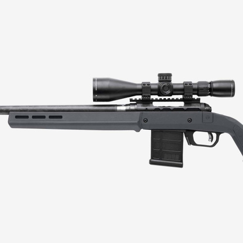 Magpul Hunter 110 Stock – Savage® 110 Short Action - Fits Savage 110 Short Action (Does Not Fit Axis Rifles), Includes Bolt Action Magazine Well and 5Rd 7.62 PMAG, Gray Magpul Hunter 110 Stock – Savage® 110 Short Action - Fits Savage 110 Short Action (Does Not Fit Axis Rifles), Includes Bolt Action Magazine Well and 5Rd 7.62 PMAG, Gray