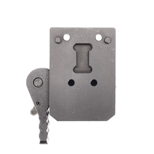 American Defense AD-AEMS Red Dot Optic Quick Release Mount - Lower 1/3 Height, Anodized Black Finish, Fits Holosun AEMS American Defense AD-AEMS Red Dot Optic Quick Release Mount - Lower 1/3 Height, Anodized Black Finish, Fits Holosun AEMS