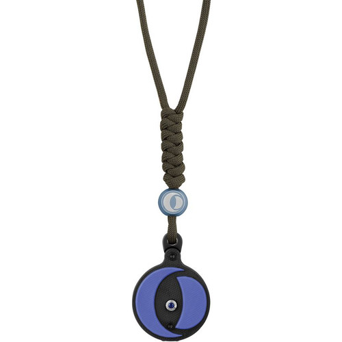 Olight Oknife Nightclaw EDC Keychain Knife - 0.92" D2 Black Hawkbill Blade, Black and Blue G10 Handles - Nightclaw Blue