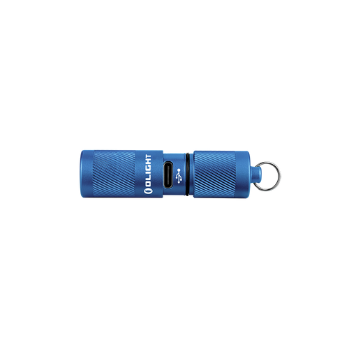 Olight i1R 2 Pro Rechargeable Keychain LED Flashlight with USB-C Charging Cable - 180 Max Lumens, Lake Blue Olight i1R 2 Pro Rechargeable Keychain LED Flashlight with USB-C Charging Cable - 180 Max Lumens, Lake Blue