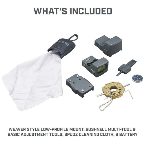 Bushnell RXS-250 Reflex Sight - 4 MOA Red Dot Reticle, Deltapoint Pro Footprint, Low Mount Included, Black Bushnell RXS-250 Reflex Sight - 4 MOA Red Dot Reticle, Deltapoint Pro Footprint, Low Mount Included, Black