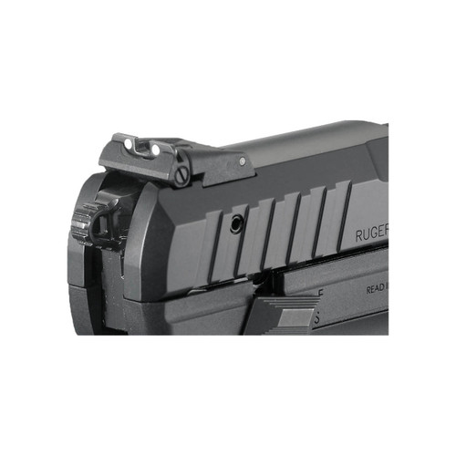 Ruger SR22 .22 LR Rimfire Tactical Pistol - 3.50" Satin Steel Threaded Barrel, Black Anodized Serrated/Aluminum Slide, Black Polymer Frame w/Picatinny Rail Frame, Black Polymer Grips Ruger SR22 .22 LR Rimfire Tactical Pistol - 3.50" Satin Steel Threaded Barrel, Black Anodized Serrated/Aluminum Slide, Black Polymer Frame w/Picatinny Rail Frame, Black Polymer Grips