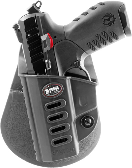 Fobus SR22 Passive Retention Evolution OWB Holster - Fits the Ruger SR22, Black Polymer, Left Hand