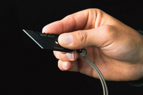 TOPS ALRT Mini Fixed Blade Knife - 1.25" 1095 High Carbon Steel Blade, Kydex Sheath, Paracord Lanyard TOPS ALRT Mini Fixed Blade Knife - 1.25" 1095 High Carbon Steel Blade, Kydex Sheath, Paracord Lanyard