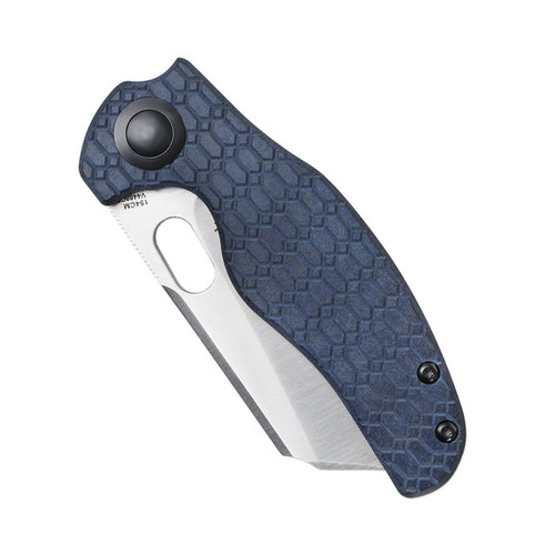 Kizer Cutlery Vanguard Sheepdog C01C Folding Knife - 3.3" 154CM Satin Blade, Blue Richlite Handles - V4488C3 Kizer Cutlery Vanguard Sheepdog C01C Folding Knife - 3.3" 154CM Satin Blade, Blue Richlite Handles - V4488C3