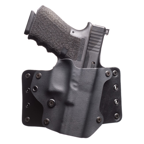 BlackPoint Tactical Leather Wing Outside Waistband Holster - Fits M&P Shield Plus, Right Hand, Black BlackPoint Tactical Leather Wing Outside Waistband Holster - Fits M&P Shield Plus, Right Hand, Black